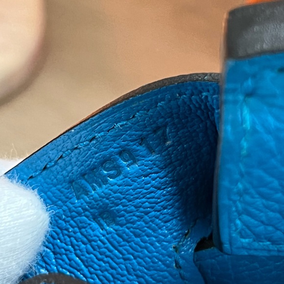 100% authentic Hermes birkin 30 blue hydra togo GHW - Picture 15 of 15